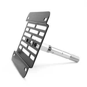 Front Bumper Tow Hook License Plate Mounting Holder Bracket For Rabbit/R32 06-10 VW GTi MK5 06-09 Black