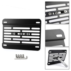 Bumper Tow Hook License Plate Mount Bracket For BMW F30 F32 F10 3/4/5 SERIES Black