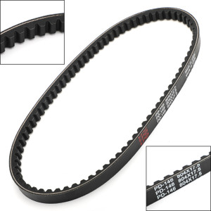 Drive Belt For Honda NPS50 Ruckus 03-17 Yamaha XF50 08-09 Aprilia Mojito 50 04-09  Gilera Ice 50 2001 2003  Piaggio Diesis 50 AC 01-10 Black
