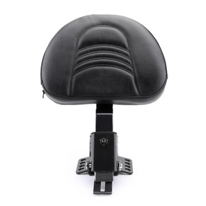 Driver Rider Backrest Kit For Touring Road Electra Street Glide 1997-18 Black