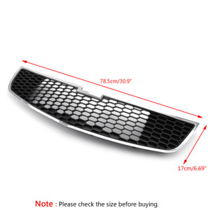 Front Lower Bumper Grille Grill Inserts Trim Covers For Chevy Cruze 09-14