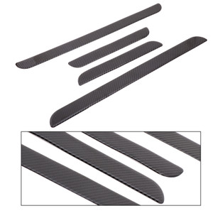 Door Sill Panel Plate Trim For Honda Civic 10th 16-18 Carbon
