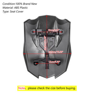 ABS plastic Rear Tail Solo Seat Cover Cowl Fairing For Kawasaki Z1000SX 10-16 Gray