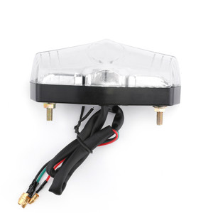 LED Brake Stop Running Rear Tail Light Lamp For most of motorcycles Clear