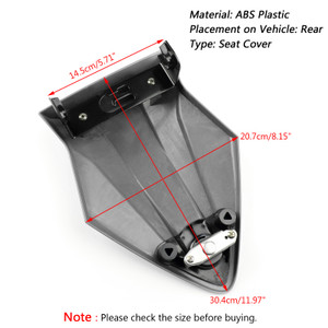 Passenger Rear Seat Cowl Cover For BMW S1000RR K46 15-18 Black