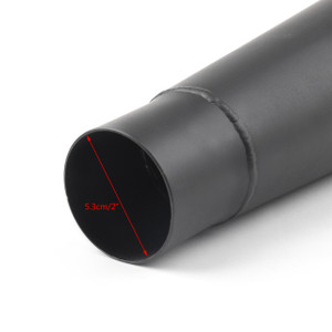 Exhaust Slip on Muffler Pipe For Harley Street 500/750 CC (15-17) Black