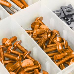177PCS Sportbikes Fairing Bolts Kit M5/M6 Fastener Screws Gold