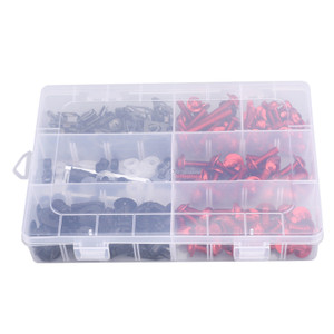 Fairing Bolt Kit Bodywork Screws for Ducati 1098 1198 S 1199 748 749 750 848 900 916 996 998 999 Monster 1100 400 600 695 Multistrada 1000 Streetfighter 848 RED