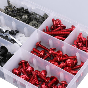 Fairing Bolt Kit Bodywork Screws for Ducati 1098 1198 S 1199 748 749 750 848 900 916 996 998 999 Monster 1100 400 600 695 Multistrada 1000 Streetfighter 848 RED