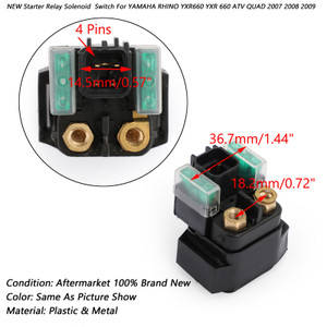 Starter Solenoid Relay For YAMAHA RHINO YXR660 YXR 660 ATV QUAD 07-09 Suzuki TL1000S TL1000 S 97-01 TL1000R 98-03