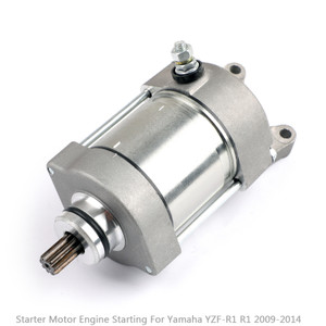 Starter For Yamaha YZF R1 R1 09-14 Silver