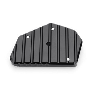 CNC Kickstand Side Stand Extension Pad For SUZUKI V-STROM 650 DL650 12-19 650 XT 17-19 Black
