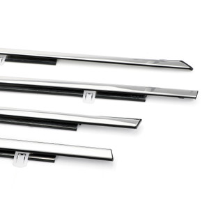 4pcs Chrome Weatherstrip Window Moulding Trim Seal Belt For Accord 2008-2012