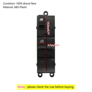 Window Switch Control 25401EB30B For Nissan Navara D40 07-15 Black Generic
