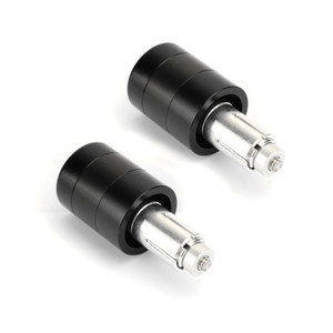 CNC Heavy Weight 7/8" 22mm Handle Bar Ends Vibration Reducing Sliders Set Black