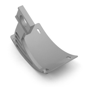 Side Mount License Plate Bracket Yamaha R1 (2004-2014) Curved Black