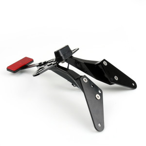 Support License Plate Mount Holder Bracket 2012-2015 Yamaha T-Max Tmax 530 Black