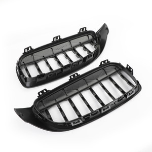 Diamond Front Upper Grille For BMW 4 Sereis F32 F33 F36 F82 M4 All Models 14-18 Black