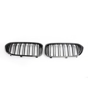 Gloss Kidney Grille Grill For BMW 5Series G30 G31 Sedan 17-19 Glossy Black