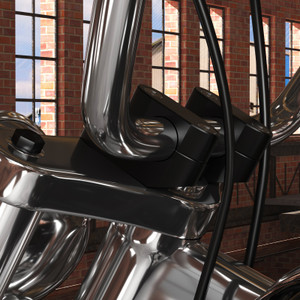 Billet Aluminum 7/8" Handlebar Risers Extensions Kit For 22mm 7/8 Handlebar Motorcycle Black