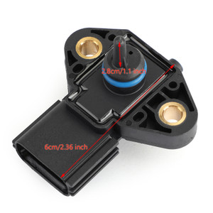Fuel Injection Rail Pressure Sensor 0261230093 For Ford Mustang 07-14 Crown Victoria Lincoln Town Car 07-11 Black