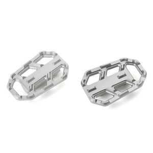 Foot Pegs Pedal Rests For BMW G310GS 17-19 S1000XR 15-19 BMW R1200GS (Adv.)13-19 Silver