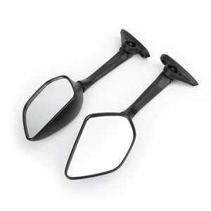 Rear View Mirrors Pair For Yamaha YZF R3 YZF R25 15-19 1WD-F6280-10 1WD-F6290-10 Black
