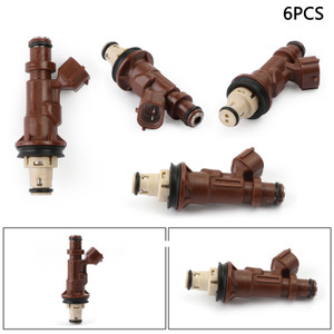Fuel Injectors 23250-62040 6Pcs For Toyota Tacoma Tundra 4Runner 3.4L V6