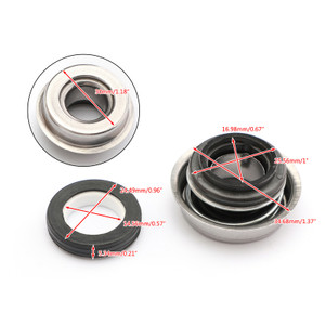 Water Pump Mechanical Seal For Honda 19217-657-023 For Yamaha 11H-12438-10 Kawasaki 49063-1002