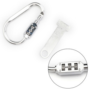 Helmet Lock T-bar For Around Up to 1 1/2" Handle Bars Motorcycle Bike Scooter Chrome