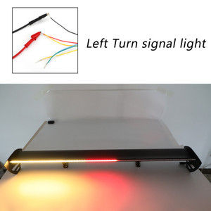 Hatch Adjustable Aluminum Rear Trunk Wing Racing Spoiler With LED Universal For most of Hatchback Cars with a rear trunk Black