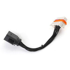 Headlight Wiring Harness Lamp Xenon Front Connector For Porsche Cayenne 03-06 Black