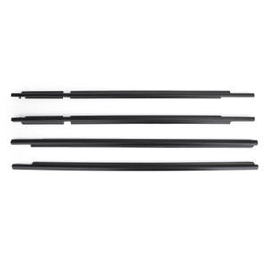 4PCS Weatherstrip Window Belt Moulding For LEXUS GX470 03-09 75722-60080 Black Generic