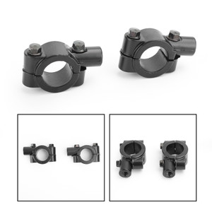 8mm M8 Motorbike 7/8" HandleBar Mirror Mount Holder Clamp Adaptor Universal CW