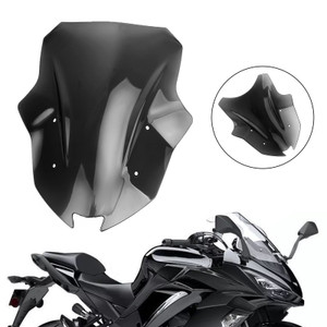 Windshield Windscreen For Kawasaki Ninja 1000 Z1000SX 17-19 Black