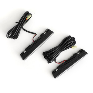 Pair Philips Universal DayLight 8 LED Daytime Running Light 6000K DRL 12824 12V