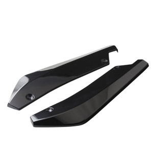 JDM Car Rear Bumper Fin Canard Splitter Diffuser Valence Spoiler Gblack