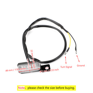 LED Turn Signal Indicator Blinker Light Lamp Universal 2PCS Black