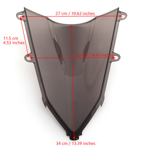 1x ABS Motorcycle Windshield Windscreen For Honda CBR650R CBR 650 R 2019-2022 Smoke