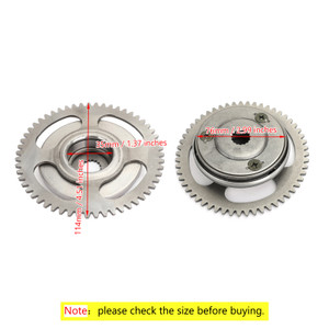 STARTER CLUTCH FOR Yamaha YFM125 Grizzly 125 2X4 04-13 YFM125GH 04-08 YFA-1 YFA125 89-04 XC125 Cygnus 88-93 Riva XC125 85-01