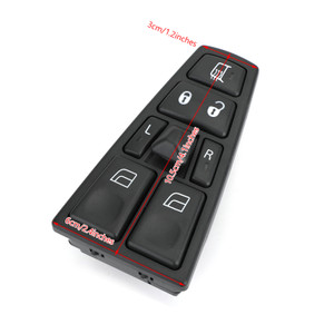 Front Master Control Window Switch For Volvo Truck FH12 FM VNL 20752918 04-12 Black