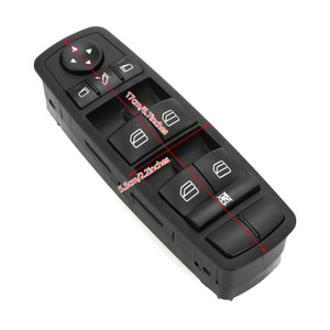 Power Window Switch For Benz ML350 Master 2006-2011 A 2518300290 Black