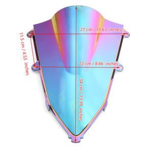 1x ABS Motorcycle Windshield Windscreen For Honda CBR650R CBR 650 R 2019-2022 Iridium