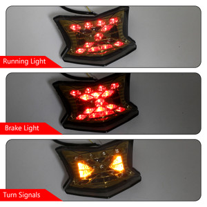 Taillight For Kawasaki Z650 Z650 ABS Ninja 650 Z900 ABS 2017-2024 Gold Generic