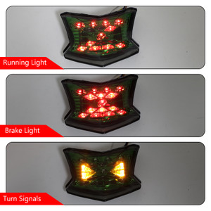 Taillight For Kawasaki Z650 Z650 ABS Ninja 650 Z900 ABS 2017-2024 Green Generic