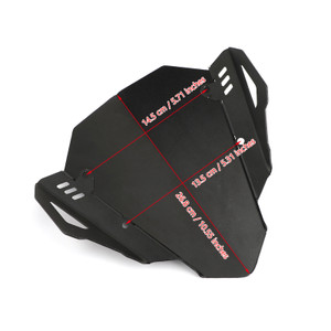Aluminum Windshield Windscreen MT07 CNC Deflector For Yamaha MT-07 2019 Black