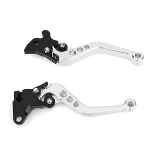 Left&Right Brake Clutch Levers For YAMAHA YZF-R15 2008-2014 Silver