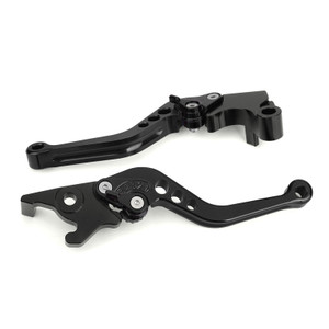 Left&Right Brake Clutch Levers For YAMAHA MT-25 MT-03 YZF-R3 15-17 YZF-R25 14-17 Black