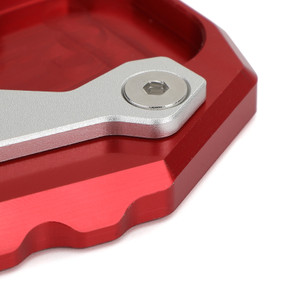 Kickstand Side Stand Extension Pad For HONDA CB500X 2019 Red