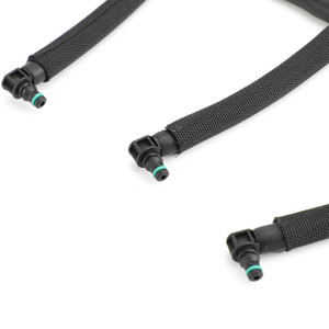 Fuel Return Overflow Leak Off Pipe For Vw Golf Jetta Passat 1.6 TDI 03L130235AF Black